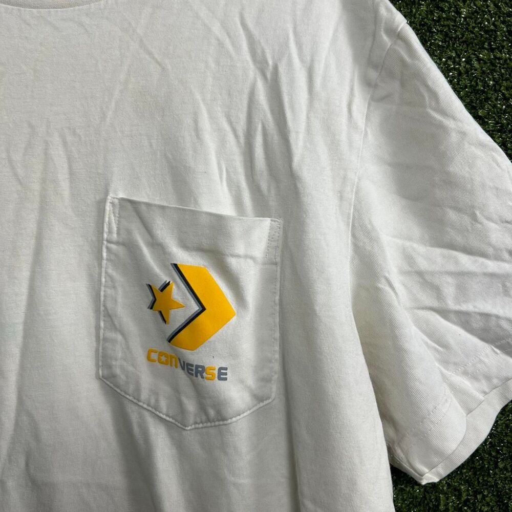 Converse Men's White T-shirt - Picture 4 of 7
